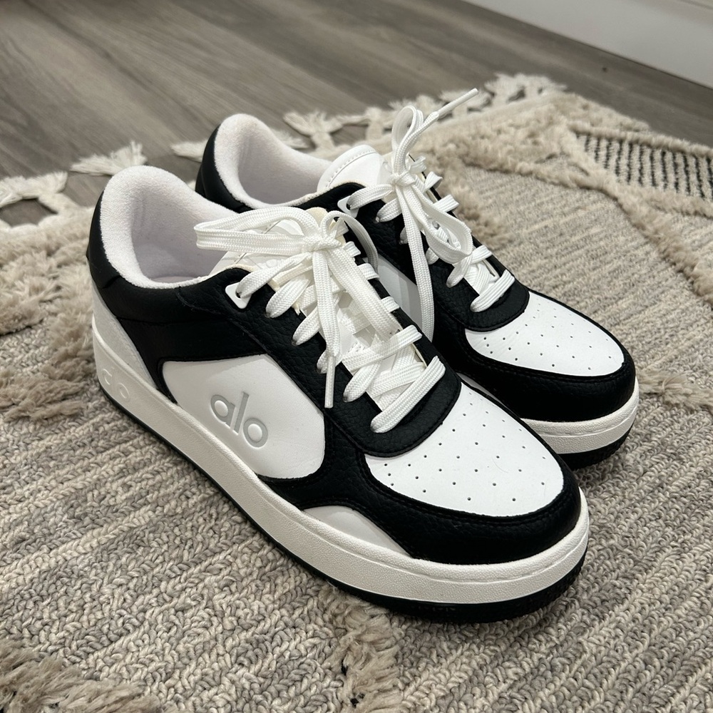 ALO Yoga Black and White Sneakers